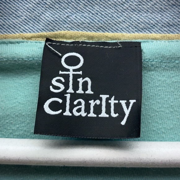 Sin Clarity Distressed Patchwork Denim & Cotton Open Jacket | Boho Shabby Chic - Picture 3 of 13